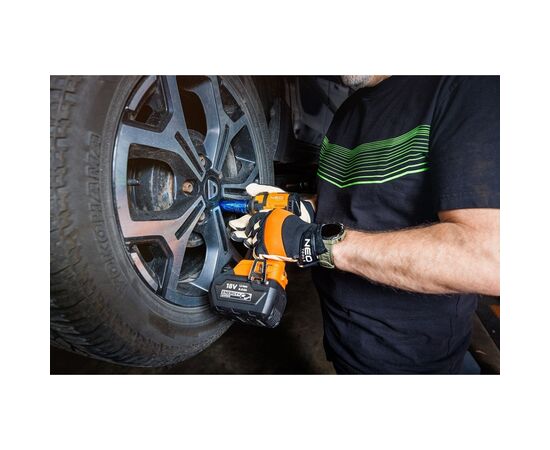 Гайковерт Neo Tools Energy+ 18V, безщітковий, 2500об/хв, 350Нм, 1/2", 3 швидкості, 1.1кг (без АКБ та ЗП) (04-613), зображення 3 Гайковерт Neo Tools Energy+ 18V, безщітковий, 2500об/хв, 350Нм, 1/2", 3 швидкості, 1.1кг (без АКБ та ЗП) (04-613), зображення 3