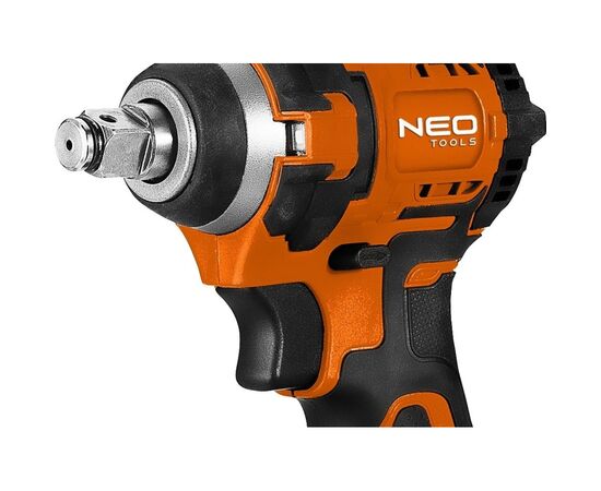 Гайковерт Neo Tools Energy+ 18V, безщітковий, 2500об/хв, 350Нм, 1/2", 3 швидкості, 1.1кг (без АКБ та ЗП) (04-613), зображення 8 Гайковерт Neo Tools Energy+ 18V, безщітковий, 2500об/хв, 350Нм, 1/2", 3 швидкості, 1.1кг (без АКБ та ЗП) (04-613), зображення 8