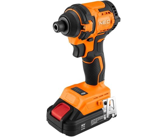 Гайковерт Neo Tools Energy+ 18V, бесщеточный, 3600об/мин, 300Нм, 1/4", 4 скорости (без АКБ и ЗУ) (04-612), изображение 3 Гайковерт Neo Tools Energy+ 18V, бесщеточный, 3600об/мин, 300Нм, 1/4", 4 скорости (без АКБ и ЗУ) (04-612), изображение 3