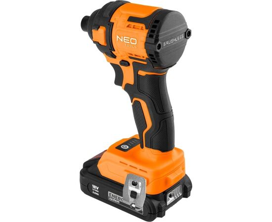 Гайковерт Neo Tools Energy+ 18V, бесщеточный, 3600об/мин, 300Нм, 1/4", 4 скорости (без АКБ и ЗУ) (04-612), изображение 5 Гайковерт Neo Tools Energy+ 18V, бесщеточный, 3600об/мин, 300Нм, 1/4", 4 скорости (без АКБ и ЗУ) (04-612), изображение 5