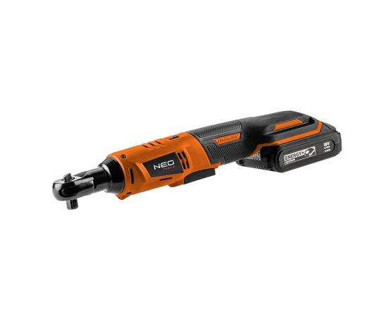 Гайковерт Neo Tools угловой Energy+ 18V, 250об/мин, 60Нм, 3/8", адаптер 1/2" (без АКБ и ЗУ) (04-603), изображение 3 Гайковерт Neo Tools угловой Energy+ 18V, 250об/мин, 60Нм, 3/8", адаптер 1/2" (без АКБ и ЗУ) (04-603), изображение 3