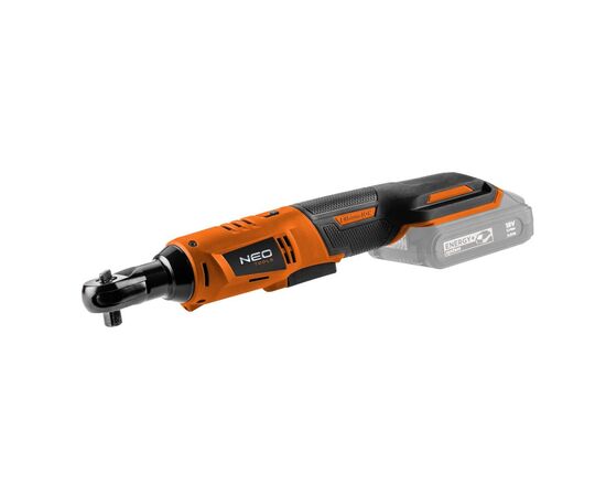 Гайковерт Neo Tools кутовий Energy+ 18V, 250об/хв, 60Нм, 3/8", адаптер 1/2" (без АКБ та ЗП) (04-603)