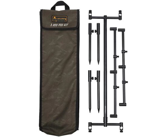 Подставка для удилища Prologic Avenger Rod Pod Kits & Carrycase 3 rod (1846.15.95), изображение 2 Подставка для удилища Prologic Avenger Rod Pod Kits & Carrycase 3 rod (1846.15.95), изображение 2