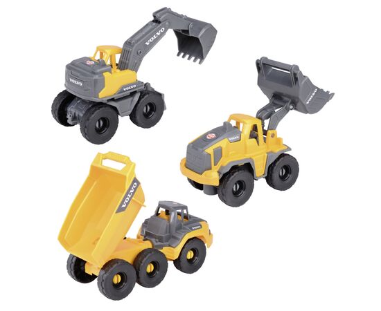 Спецтехніка Dickie Toys Вольво. Автоконструктор, 3 машини (3722015), зображення 3 Спецтехніка Dickie Toys Вольво. Автоконструктор, 3 машини (3722015), зображення 3