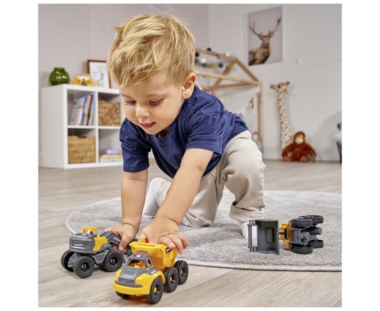 Спецтехніка Dickie Toys Вольво. Автоконструктор, 3 машини (3722015), зображення 5 Спецтехніка Dickie Toys Вольво. Автоконструктор, 3 машини (3722015), зображення 5