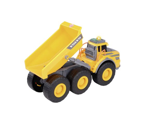 Спецтехника Dickie Toys Самосвал Вольво со звуковыми и световыми эффектами, 23 см (3723007), изображение 2 Спецтехника Dickie Toys Самосвал Вольво со звуковыми и световыми эффектами, 23 см (3723007), изображение 2