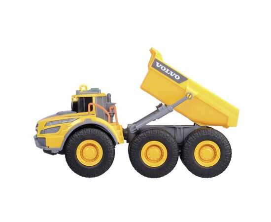Спецтехника Dickie Toys Самосвал Вольво со звуковыми и световыми эффектами, 23 см (3723007), изображение 3 Спецтехника Dickie Toys Самосвал Вольво со звуковыми и световыми эффектами, 23 см (3723007), изображение 3