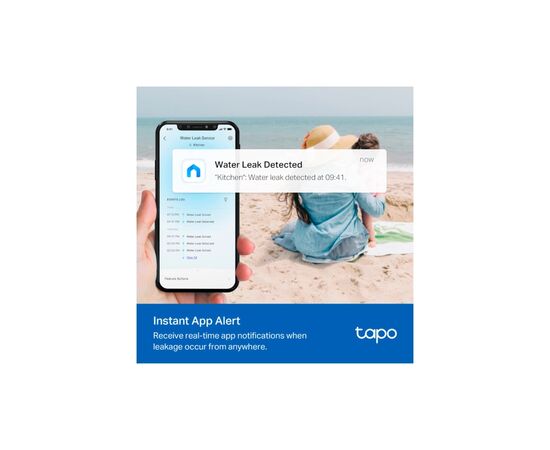 Датчик затопления TP-Link Tapo T300 smart (Tapo T300), изображение 6 Датчик затопления TP-Link Tapo T300 smart (Tapo T300), изображение 6