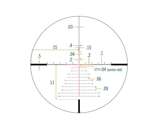 Оптический прицел Vortex Razor HD LHT 4.5-22x50 FFP сітка XLR-2 (MRAD) з підсвічуванням (RZR-42202), изображение 9 Оптический прицел Vortex Razor HD LHT 4.5-22x50 FFP сітка XLR-2 (MRAD) з підсвічуванням (RZR-42202), изображение 9