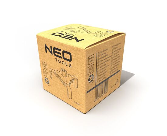 Автомобильный съемник Neo Tools масляного фильтра, рабочий диапазон 64-100мм (11-239), изображение 5 Автомобильный съемник Neo Tools масляного фильтра, рабочий диапазон 64-100мм (11-239), изображение 5