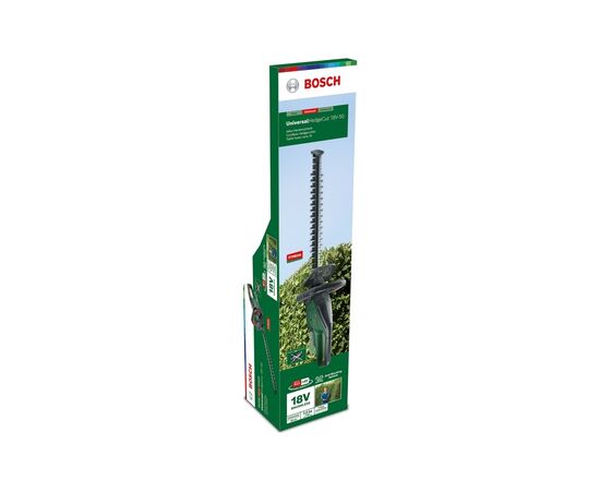 Кусторез Bosch аккумуляторный UniversalHedgeCut 18V-50 18V, 50мм, шаг реза 20мм, 2.3кг (без АКБ и ЗУ) (0.600.849.K00), изображение 7 Кусторез Bosch аккумуляторный UniversalHedgeCut 18V-50 18V, 50мм, шаг реза 20мм, 2.3кг (без АКБ и ЗУ) (0.600.849.K00), изображение 7