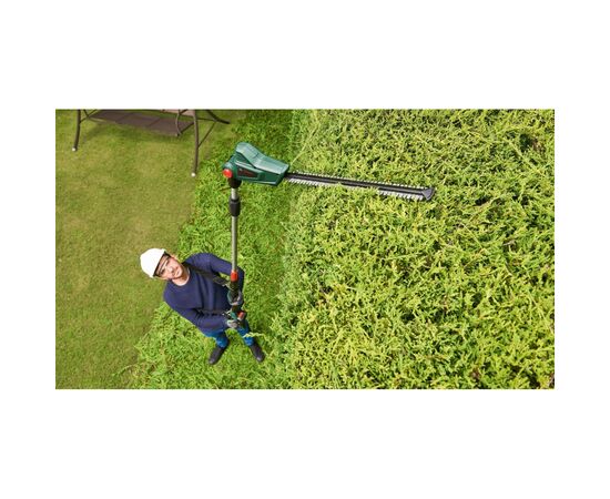 Кусторез Bosch аккумуляторный UniversalHedgePole 18 18V, 43мм, шаг реза 16мм, 3.6кг (без АКБ и ЗУ) (0.600.8B3.001), изображение 2 Кусторез Bosch аккумуляторный UniversalHedgePole 18 18V, 43мм, шаг реза 16мм, 3.6кг (без АКБ и ЗУ) (0.600.8B3.001), изображение 2