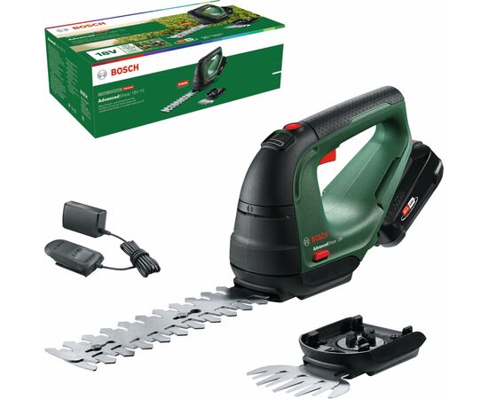 Кусторез Bosch AdvancedShear 18V-10, PBA, 2.0Ah (0.600.857.000), изображение 2 Кусторез Bosch AdvancedShear 18V-10, PBA, 2.0Ah (0.600.857.000), изображение 2