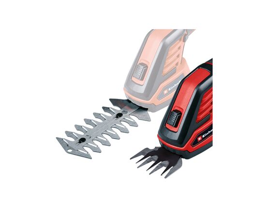 Кусторез Einhell GC-CG 36/70 Li, 3.6V, 2Ah, рез 7/11см, шаг реза 8мм (3410360), изображение 3 Кусторез Einhell GC-CG 36/70 Li, 3.6V, 2Ah, рез 7/11см, шаг реза 8мм (3410360), изображение 3