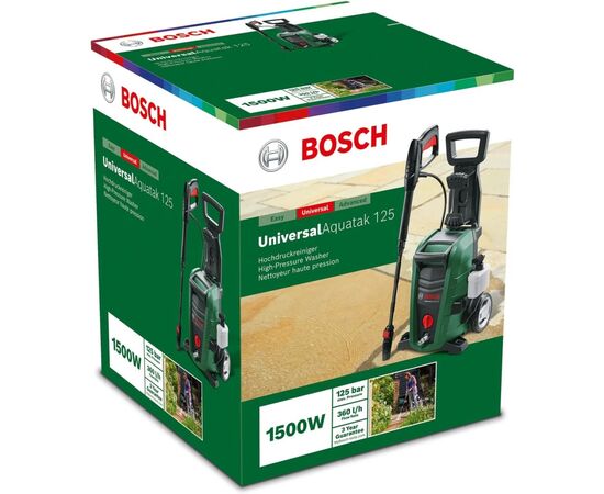 Мойка высокого давления Bosch UniversalAquatak 125, 1500Вт, 125бар, 360л/ч, 5м (0.600.8A7.A00), изображение 10 Мойка высокого давления Bosch UniversalAquatak 125, 1500Вт, 125бар, 360л/ч, 5м (0.600.8A7.A00), изображение 10