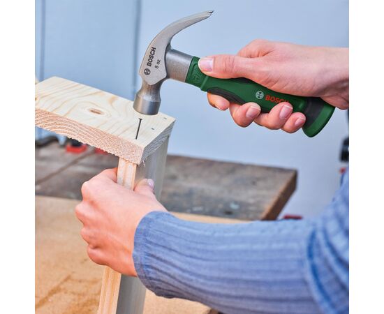 Молоток Bosch 225г, 16.6см, руків'я скловолокно (1.600.A02.ZA3), зображення 2 Молоток Bosch 225г, 16.6см, руків'я скловолокно (1.600.A02.ZA3), зображення 2