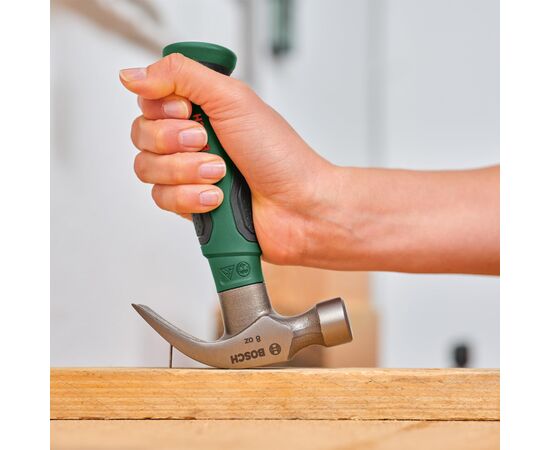 Молоток Bosch 225г, 16.6см, руків'я скловолокно (1.600.A02.ZA3), зображення 3 Молоток Bosch 225г, 16.6см, руків'я скловолокно (1.600.A02.ZA3), зображення 3