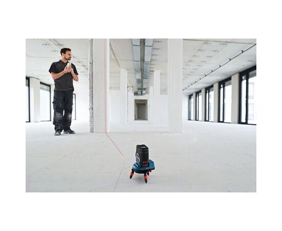 Лазерный нивелир Bosch Professional GCL2-50C+RM2 до 20м, ±0.3мм/м, 4AAx1.5В, IP54, чехол, мишень, кейс (0.601.066.G03), изображение 3 Лазерный нивелир Bosch Professional GCL2-50C+RM2 до 20м, ±0.3мм/м, 4AAx1.5В, IP54, чехол, мишень, кейс (0.601.066.G03), изображение 3