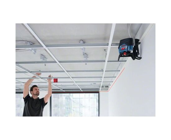 Лазерный нивелир Bosch Professional GCL2-50C+RM2 до 20м, ±0.3мм/м, 4AAx1.5В, IP54, чехол, мишень, кейс (0.601.066.G03), изображение 4 Лазерный нивелир Bosch Professional GCL2-50C+RM2 до 20м, ±0.3мм/м, 4AAx1.5В, IP54, чехол, мишень, кейс (0.601.066.G03), изображение 4