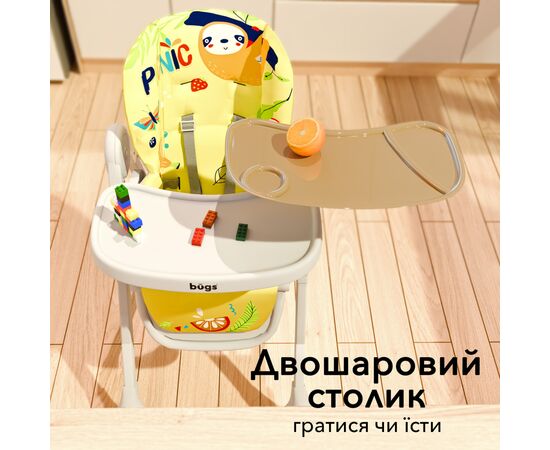 Стульчик для кормления Bugs Mango - Sunny Picnic (4823056510899), изображение 12 Стульчик для кормления Bugs Mango - Sunny Picnic (4823056510899), изображение 12