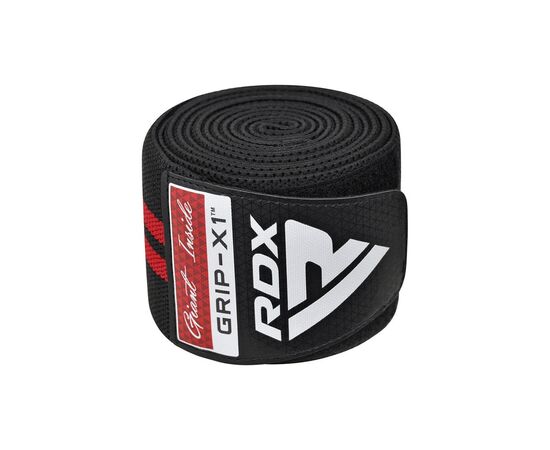 Бинт для спорта RDX KR11 Gym Knee Wrap Black/Red (WAH-KR11BR), изображение 5 Бинт для спорта RDX KR11 Gym Knee Wrap Black/Red (WAH-KR11BR), изображение 5