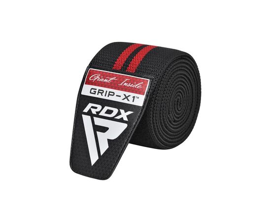 Бинт для спорта RDX KR11 Gym Knee Wrap Black/Red (WAH-KR11BR), изображение 6 Бинт для спорта RDX KR11 Gym Knee Wrap Black/Red (WAH-KR11BR), изображение 6