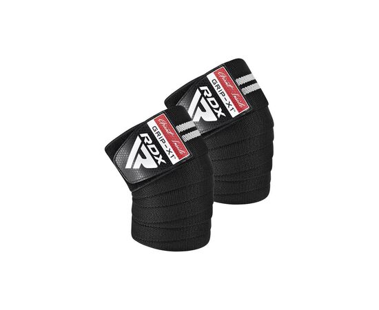 Бинт для спорта RDX KR11 Gym Knee Wrap Black/White (WAH-KR11BW)