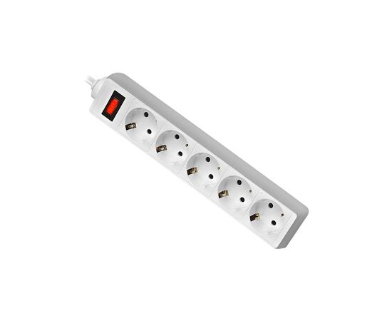 Сетевой фильтр питания Defender ES 3m 5 роз. white (99482), изображение 2 Сетевой фильтр питания Defender ES 3m 5 роз. white (99482), изображение 2