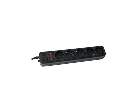 Мережевий фільтр живлення Maxxter SPM5-G-15B чорний, 4.5 м кабель, 5 розеток (SPM5-G-15B)