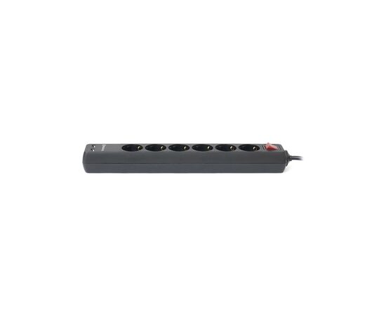 Сетевой фильтр питания REAL-EL REAL-EL RS-6 PROTECT USB, 3m, black (EL122300017), изображение 6 Сетевой фильтр питания REAL-EL REAL-EL RS-6 PROTECT USB, 3m, black (EL122300017), изображение 6