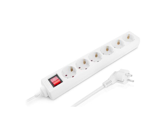 Сетевой фильтр питания REAL-EL RS-6 Protect M 1.8m, white (EL122300031), изображение 7 Сетевой фильтр питания REAL-EL RS-6 Protect M 1.8m, white (EL122300031), изображение 7