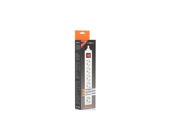 Сетевой фильтр питания REAL-EL RS-6 Protect M 3m, white (EL122300033), изображение 12 Сетевой фильтр питания REAL-EL RS-6 Protect M 3m, white (EL122300033), изображение 12