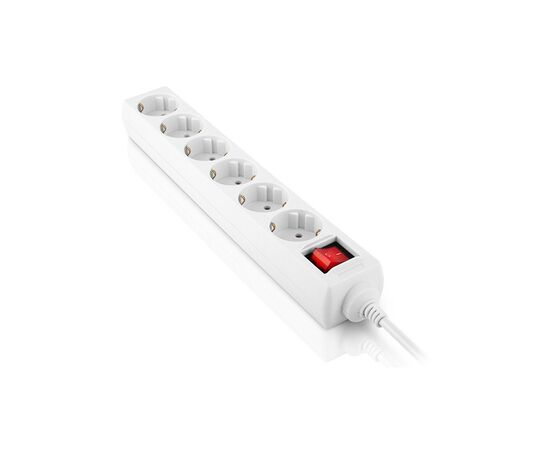Сетевой фильтр питания REAL-EL RS-6 Protect M 3m, white (EL122300033), изображение 5 Сетевой фильтр питания REAL-EL RS-6 Protect M 3m, white (EL122300033), изображение 5