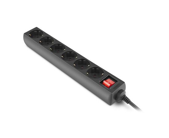 Сетевой фильтр питания REAL-EL RS-6 Protect M 5m, black (EL122300036), изображение 4 Сетевой фильтр питания REAL-EL RS-6 Protect M 5m, black (EL122300036), изображение 4