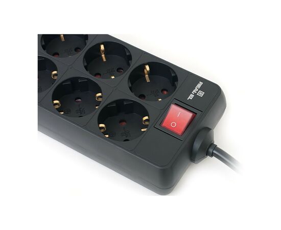 Сетевой фильтр питания REAL-EL RS-8 Protect 5m, black (EL122300024), изображение 3 Сетевой фильтр питания REAL-EL RS-8 Protect 5m, black (EL122300024), изображение 3