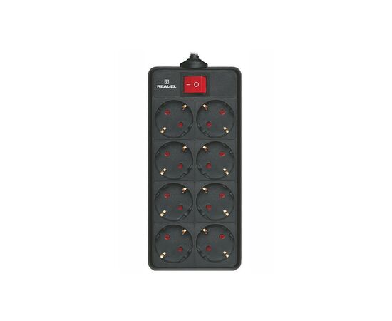 Сетевой фильтр питания REAL-EL RS-8 Protect 5m, black (EL122300024), изображение 6 Сетевой фильтр питания REAL-EL RS-8 Protect 5m, black (EL122300024), изображение 6