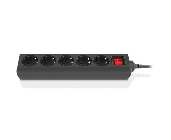 Мережевий фільтр живлення REAL-EL RS-Protect M 1.8m, black (EL122300026)