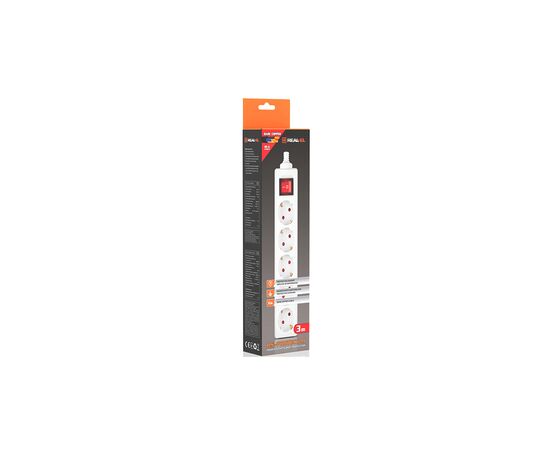 Сетевой фильтр питания REAL-EL RS-Protect M 5m, white (EL122300029), изображение 12 Сетевой фильтр питания REAL-EL RS-Protect M 5m, white (EL122300029), изображение 12
