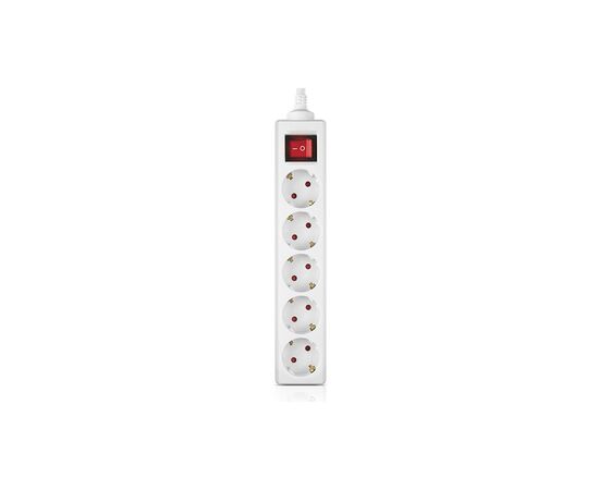 Сетевой фильтр питания REAL-EL RS-Protect M 5m, white (EL122300029), изображение 2 Сетевой фильтр питания REAL-EL RS-Protect M 5m, white (EL122300029), изображение 2