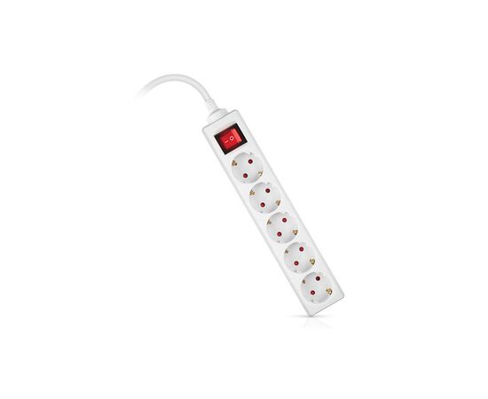 Сетевой фильтр питания REAL-EL RS-Protect M 5m, white (EL122300029), изображение 3 Сетевой фильтр питания REAL-EL RS-Protect M 5m, white (EL122300029), изображение 3