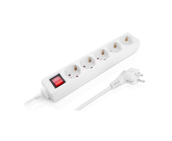 Сетевой фильтр питания REAL-EL RS-Protect M 5m, white (EL122300029), изображение 8 Сетевой фильтр питания REAL-EL RS-Protect M 5m, white (EL122300029), изображение 8