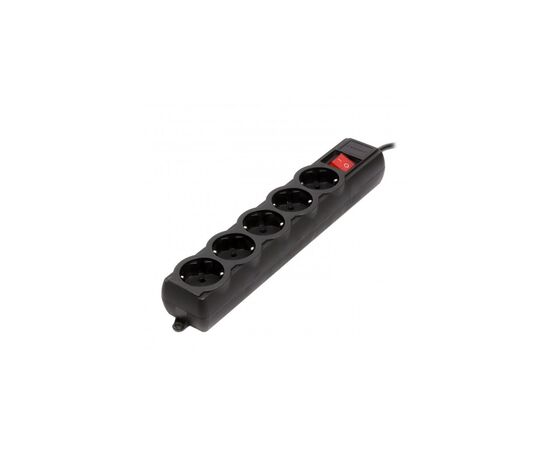 Сетевой фильтр питания Gembird SPG5-G-10B-PRO, изображение 2 Сетевой фильтр питания Gembird SPG5-G-10B-PRO, изображение 2