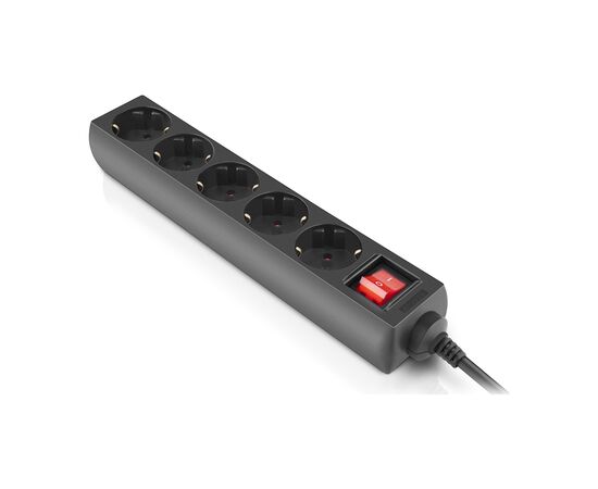 Сетевой фильтр питания REAL-EL RS-PROTECT M 10m, black (EL122300037), изображение 4 Сетевой фильтр питания REAL-EL RS-PROTECT M 10m, black (EL122300037), изображение 4