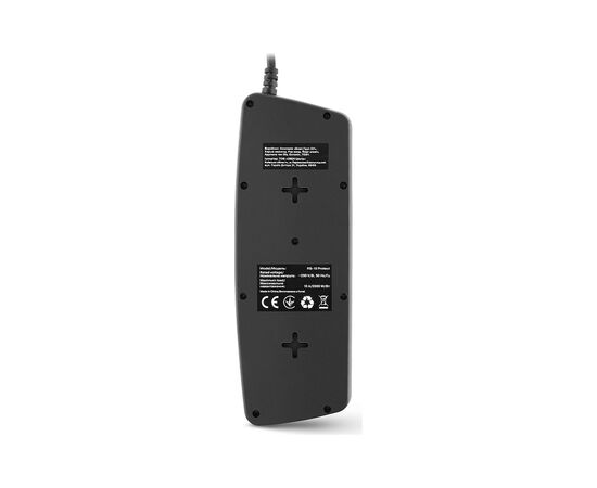 Сетевой фильтр питания REAL-EL REAL-EL RS-10 Protect, 5m, black (EL122300040), изображение 7 Сетевой фильтр питания REAL-EL REAL-EL RS-10 Protect, 5m, black (EL122300040), изображение 7