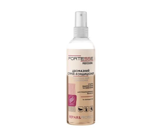 Кондиционер для волос Fortesse Professional Repair & Protect Двухфазный восстанавливающий Для сухих и поврежденных волос 250 мл (4823115501530)