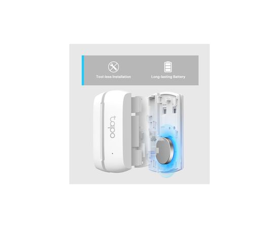 Датчик открытия TP-Link Tapo T110 smart (Tapo T110), изображение 4 Датчик открытия TP-Link Tapo T110 smart (Tapo T110), изображение 4