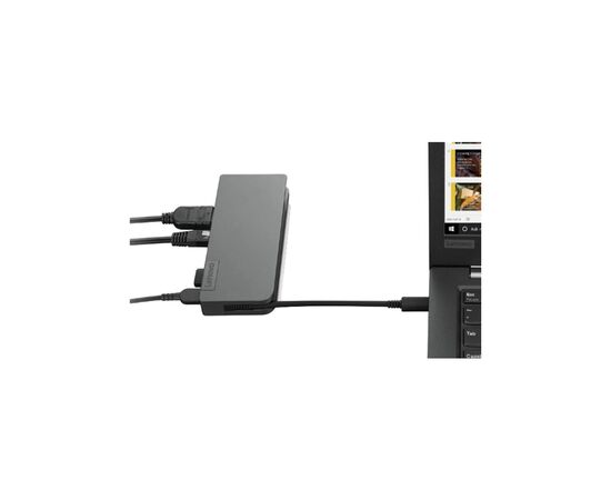 Концентратор Lenovo Powered USB-C Travel Hub-WW (4X90S92381), изображение 2 Концентратор Lenovo Powered USB-C Travel Hub-WW (4X90S92381), изображение 2