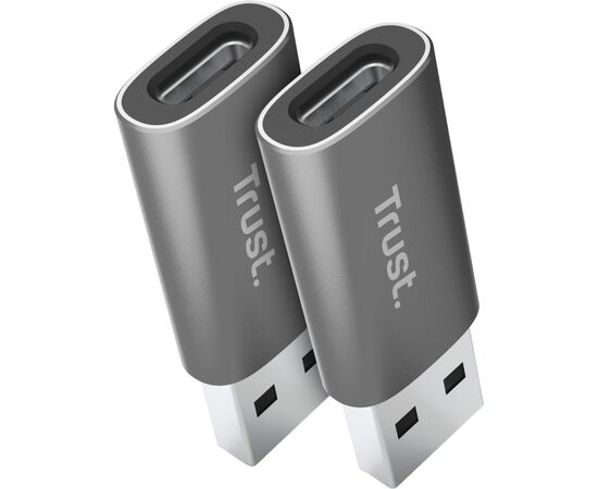 Переходник USB-C to USB-A 3.2 Adapter 2-Pack Trust (25573_TRUST), изображение 7 Переходник USB-C to USB-A 3.2 Adapter 2-Pack Trust (25573_TRUST), изображение 7