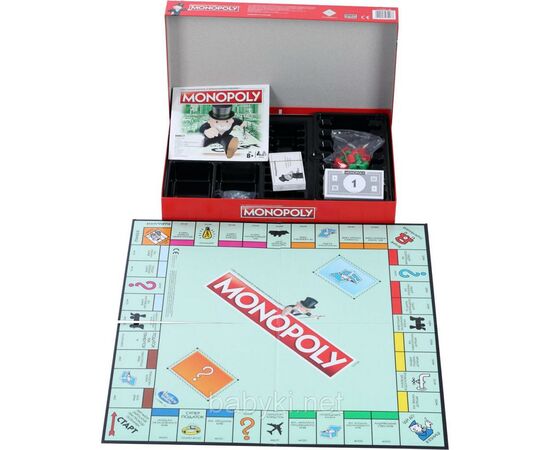 Настольная игра Hasbro Классическая Монополия обновленная (украинская) (C1009_657), изображение 2 Настольная игра Hasbro Классическая Монополия обновленная (украинская) (C1009_657), изображение 2