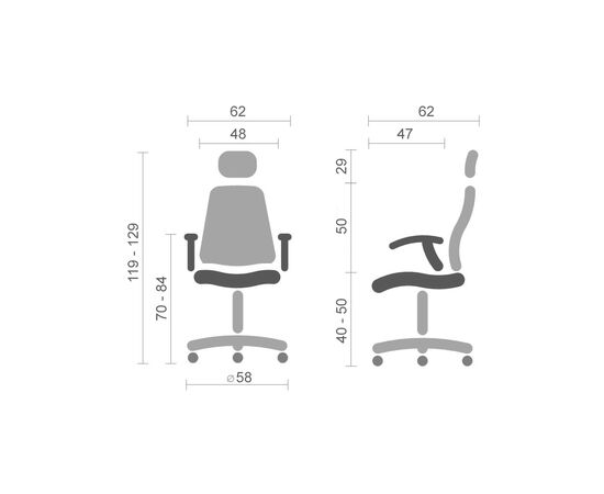 Офисное кресло Barsky Mesh Office BM-10 (BM-10), изображение 8 Офисное кресло Barsky Mesh Office BM-10 (BM-10), изображение 8
